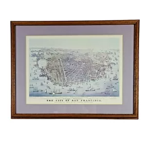 Vintage Print Facsimile Currier & Ives Litho: The City of San Francisco 1878 - Picture 1 of 11
