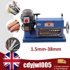 Electric Wire Stripping Machine Cable Stripper 1.5mm-38mm Copper Recycle Tool UK - Picture 1 of 17