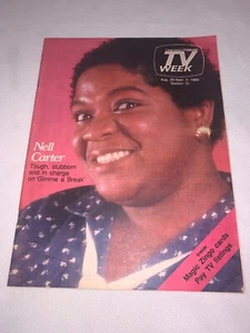 Rare 1983 NELL CARTER Chicago Tribune TV WEEK Guide NELL CARTER Gimme A Break - Picture 1 of 4