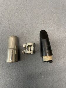 Vintage Geo. M Bundy #3 Bb Clarinet Mouthpiece With France Ligature And Cap