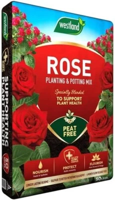 Westland Rose Planting & Potting Mix Peat Free Compost 50L