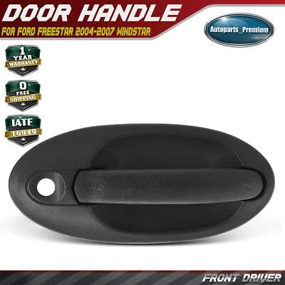 Manija de puerta exterior negra con textura del conductor delantero para Ford Freestar 04-07 Windstar Foto 1 de 4