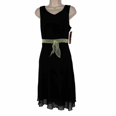 Vestido de sangría para mujer Petite 10P funda sin mangas línea A ligero de gasa Foto 1 de 4