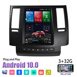 For Infiniti FX35 Car Stereo Radio Player GPS Android 10.0 Navi FM Touch Screen