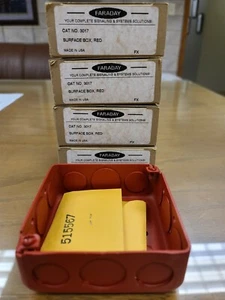 Faraday 3017 Red Surface Box (NEU) - Bild 1 von 1
