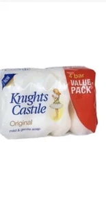 Knights Castile Original Mild & Gentle Soap Bars 1 x Pack of 4