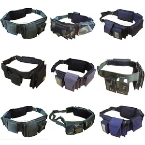 Mens Utility Waist Money Army Military Combat Travel Bum Bag Pocket Pouch Belt - Picture 1 of 28