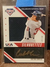 2020 Panini Stars and Stripes Colton Cowser Gold Auto Relic #’d /89 RC Orioles