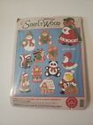 1995 Simply Wood CHRISTMAS CRITTERS 12 Piece Ornaments DIY Paint Craft NOS