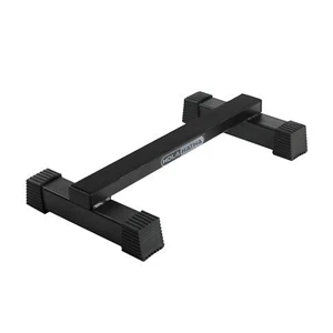 HolaHatha Calf Raise Bar Leg Exercise Non Slip Steel Fitness Stretcher, Black - Picture 1 of 11