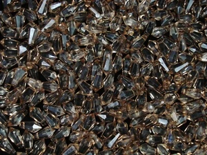 Cuentas gotas facetadas 11x6 mm marrón 25 g plástico hágalo usted mismo joyería artesanal - Imagen 1 de 2