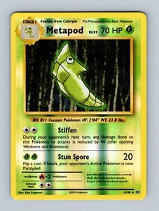 Metapod POD 4/108 Reverse Holo XY Evolutions Pokemon TCG Card NM C1 - Picture 1 of 2