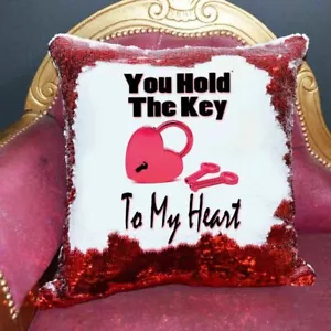 Magic Mermaid Photo Reveal Pillow Case & Insert Personalised Sequin Cushion - Picture 1 of 2