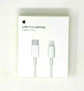 Authentique câble Apple USB-C vers Lightning (1m) MQGJ2AM/A modèle A1703 // NEUF // - Photo 1 sur 1