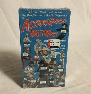 Action Heroes Of The Wild West VHS Video Tape New And Sealed - Image 1 of 2
