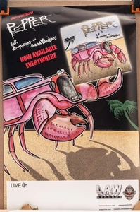 Pepper - Pink Crustaceans and Good Vibrations Live Promotional Poster - Picture 1 of 6