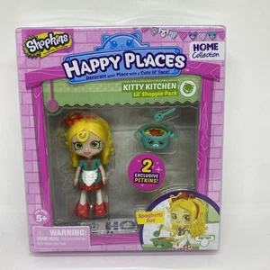 Shopkins Happy Places Sara Sushi Kitty Kitchen Lil' Shoppie Pack Doll Petkins - Picture 1 of 6