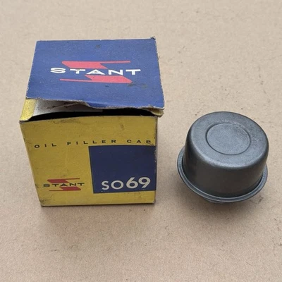 Vtg NOS Stant Oil Filler Cap SO-69 Cadillac Chevrolet Chrysler Comet Edsel Dodge Foto 1 de 4