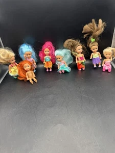 ZURU Funville Sparkle Girlz Little Friends Mini Dolls Fairy Collectible Lot Of 8 - Picture 1 of 10