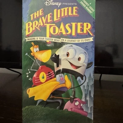 Disney The Brave Little Toaster (VHS 1988) SEALED RARE Slip Cover Version Foto 1 de 4