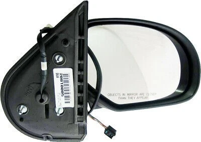 Nuevo espejo retrovisor exterior derecho OEM 09-13 Silverado Sierra acabado cromo/negro grano DL8 Foto 1 de 3