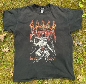 WATAIN BAPHOMET SHIRT SWEDISH BLACK METAL UNDERGROUND RARE IMPERFECT - Picture 1 of 16