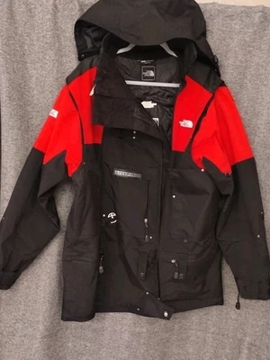 VTG The North Face Steep Tech Mountain Jacket Red/Blk Sz XL RARE - Zipper Stuck - Image 1 of 4
