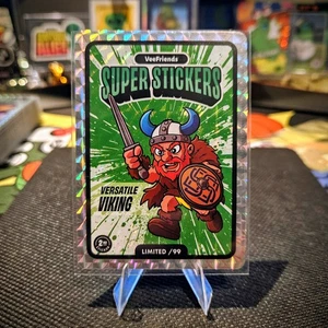 Versatile Viking Green Splash /99 - VeeFriends Super Stickers Manga Series 2025 - Picture 1 of 2