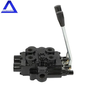 2 Spool 25 GPM RD522CCAA5A4B1 Double Acting Hydraulic Valve In/Out 3/4" NPT - Picture 1 of 15