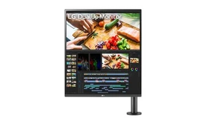 LG ERGO DualUp 28MQ780-B Ecran PC vertical 28 - dalle Nano IPS resolution Square - Afbeelding 1 van 6