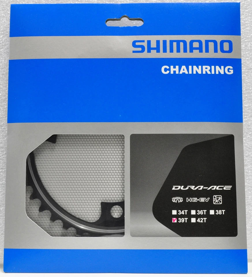 Shimano Dura Ace FC-9000 Chainring 39T for 53-39T, 11 speed - Image 1 of 1