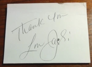 Actor Lou Jacobi (1913-2009) Autograph - Signed & Inscribed Card - Picture 1 of 3