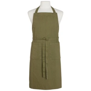 Now Designs Stonewash Apron, Olive Branch (HAP1543D) - Picture 1 of 3