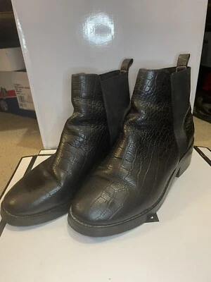 Windsorsmith botas de cuero cocodrilo talla 9 Foto 1 de 3