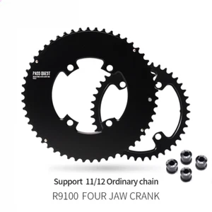 110BCD Chainring AERO ROAD Bike for SHIMANO Bicycle Chainwheel 4-Bolt 11 12Speed - Picture 1 of 30