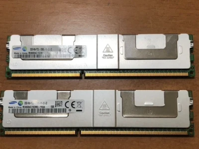 64GB Samsung 2x32 GB PC3L-12800L 4Rx4 ECC M386B4G70DM0-YK04 RAM REG ECC DDR3 - Immagine 1 di 2