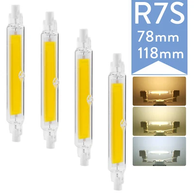 1X 10X R7S 78mm 118mm Dimmable LED COB Light Bulbs Replace Halogen Lamps 220V RE - Image 1 of 4