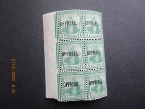 Trinidad & Tobago SGO14 MNH Block-£33.00+ in 2018-Post UK Only-Read all Below - Picture 1 of 2