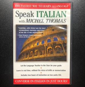 SPEAK ITALIAN Michel Thomas (2 Audio CDs) Adult Foreign Language Learning System - Picture 1 of 5