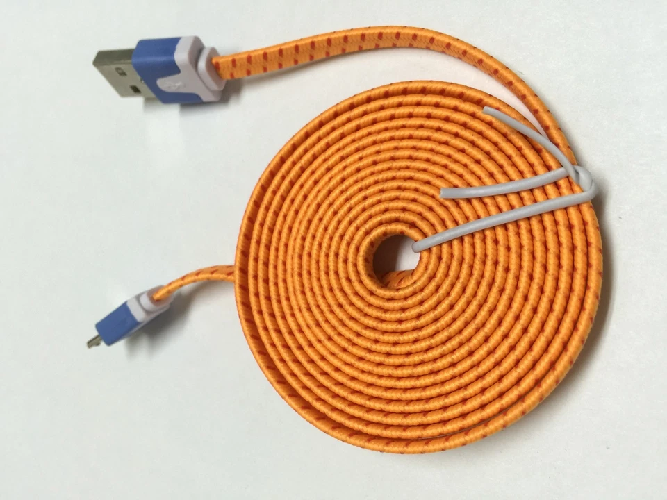 6FT braided USB Charging cable for Galaxy S3/S4 & all micro USB devices - Image 1 of 1