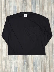 NIKE Tech Pack Shirt Large Mens Black Dri Fit Long Sleeve Top Loose Fit Crewneck - Picture 1 of 5