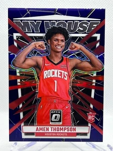 AMEN THOMPSON RC 2023-24 Panini Donruss Optic #19 My House PURPLE PRIZM - Picture 1 of 2