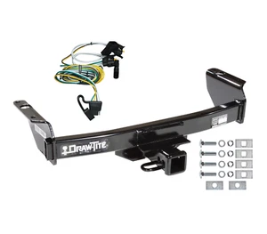 Trailer Tow Hitch For 00-03 Ford Ranger All Styles Receiver w/ Wiring Harness - Picture 1 of 6