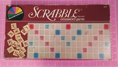 Vintage Selchow & Righter 1982 Version Scrabble Crossword Game - Complete - Image 1 of 4
