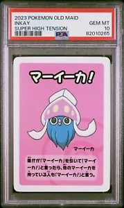 PSA 10 GEM MINT Japanese Inkay Old Maid Super High Tension Pokémon Center 2023 - Picture 1 of 3