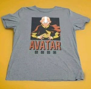 Old Navy Exclusive T-Shirt Men's Large Gray AVATAR Aang The Last Airbender Anime - Picture 1 of 11