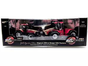 1/32 Case IH Magnum 305 and Steiger 535 Tractors, Gold Signature Edition - Picture 1 of 4