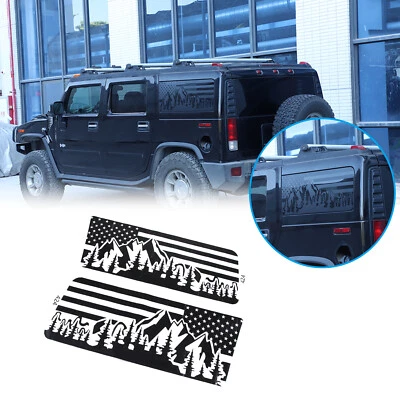 Наклейка на боковое стекло задней двери подходит для Hummer H2 2003-2009 ПВХ США - Изображение 1 из 4