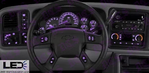 03-06 PURPLE WHOLE TRUCK LED UPGRADE KIT SILVERADO SUBURBAN SIERRA ESCALADE GMC - Picture 1 of 24
