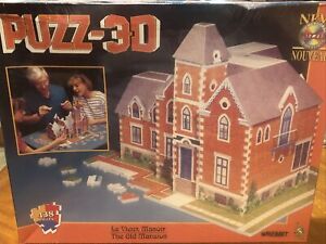 Puzz-3D Wrebbit 438 pieces the Old Mansion New Sealed 